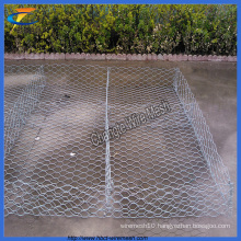 Galvanized Gabion Wire Mesh, Hexagonal Gabion Box